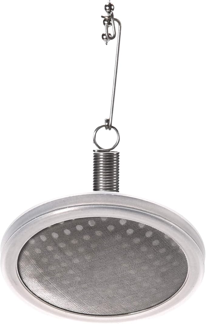 Permanent Siphon/Syhon Coffee Filter for Hario Yama Siphon Coffee Maker and Other Syphon Coffee Maker, Stainless Steel & White Silicon Rubber, Model: A1