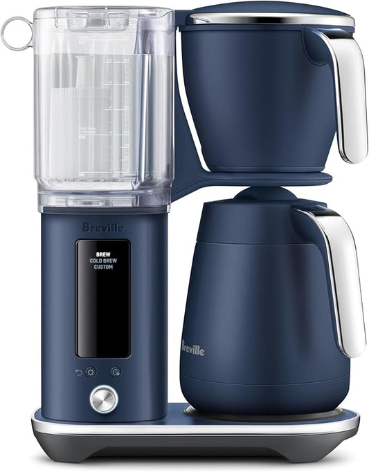 Breville Luxe Drip Coffee Machine BDC465DBL, Damson Blue, Thermal Carafe