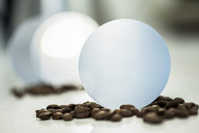 ameuus Stainless Steel Metal Reusable Filters, o1 Micro Filter, made for the AeroPress Coffee Maker