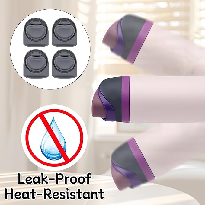 4pcs Replacement Stopper Seal Compatible with Owala FreeSip 24oz 32oz,Water Bottle Lid Insert Cap Silicone Seal Parts for Owala 16/19/24/32/40oz Spout Gasket Mouth piece Accessories F1