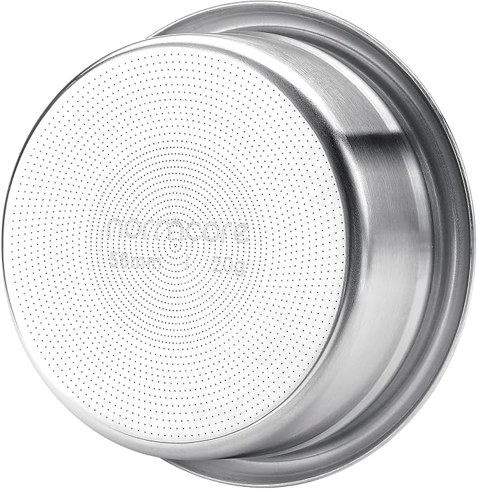 Normcore 58mm High Extraction Filter Basket, 20g Precision Filter Basket For 58mm Espresso machines Portafilter, 0.8mm Thickness, Comes with a 58.5mm Puck Screen, Espresso Paper Filters