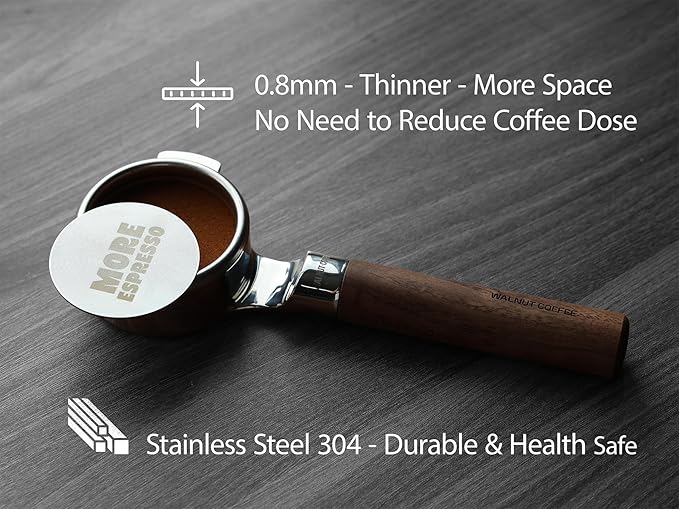 2packs 58.35mm Espresso Puck Screen, 0.9mm 150μm Ultra Thin Coffee Espresso Filter Screen - Mesh Reusable Filter for Espresso Portafilter Filter Basket 58mm