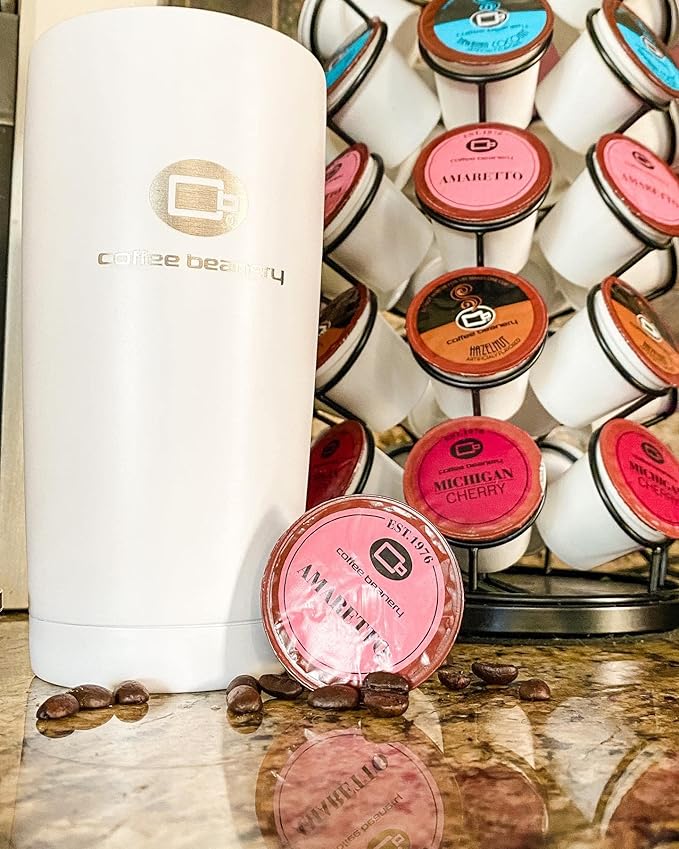 Cinnamon Spice Decaf Coffee Pods by Coffee Beanery | 96ct Bulk Flavored Decaf Coffee Pods Medium Roast Coffee