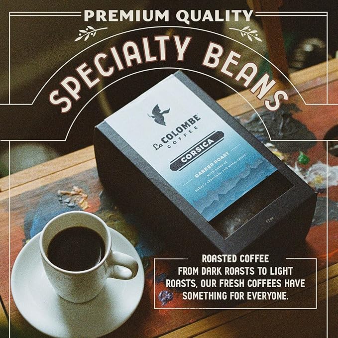 La Colombe Corsica Dark Roast Drip Grind Ground Coffee - Notes of Baker's Chocolate, Red Wine & Spices, 5 Pound (Pack of 1)