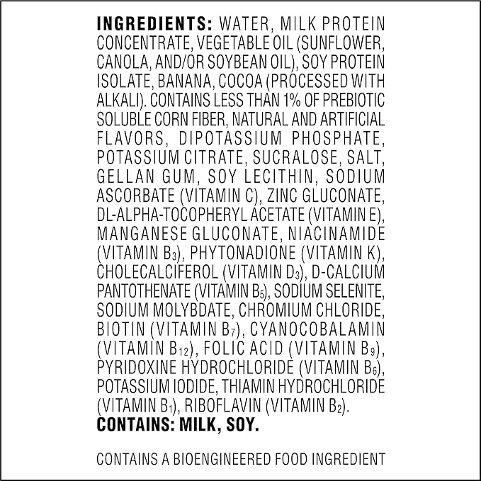 Atkins Chocolate Banana Protein Shake,15g Protein,Low Glycemic,4g Net Carb,2g Sugar,Keto Friendly,(Pack of 24)