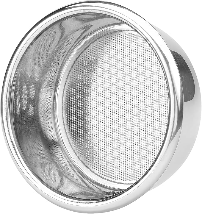 Normcore 54mm Double Layer Portafilter Basket, 18g Precision High Extraction Basket Compatible with 54mm Breville Sage Espresso machines, 304 Stainless Steel, 0.8mm Thickness, 18 Gram