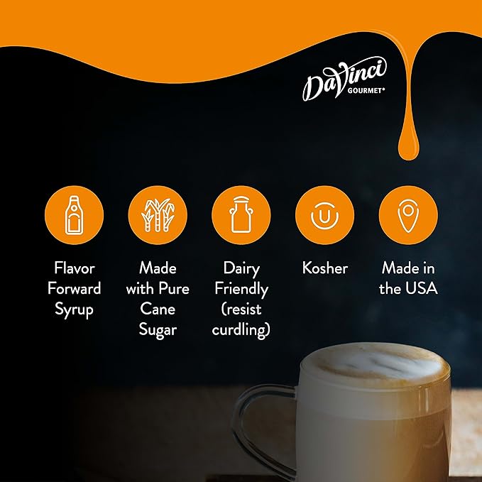DaVinci Gourmet Classic Cherry Syrup, 25.4 Fluid Ounces (Pack of 4)