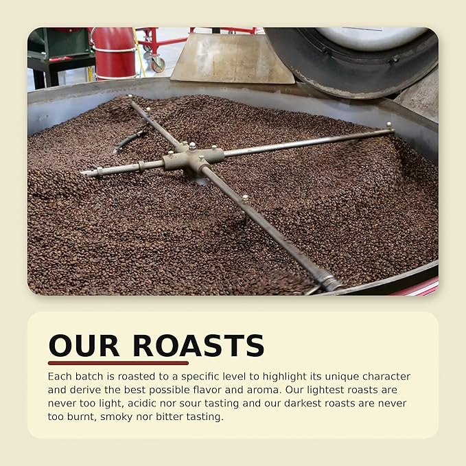 Verena Street 5 Pound Whole Bean Coffee, Medium Roast, Julien's Breakfast Blend, Rainforest Alliance Certified Arabica Coffee