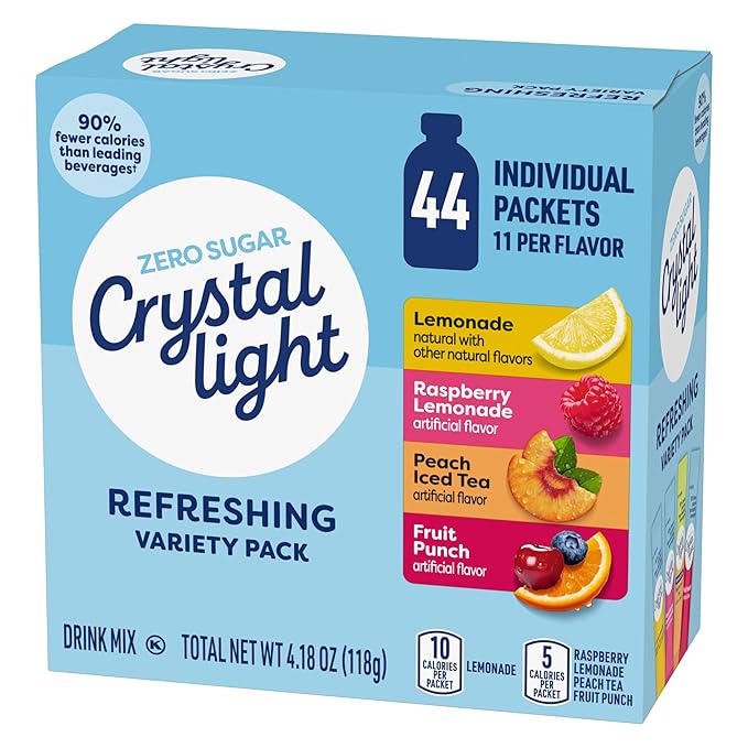 Crystal Light Refreshing Variety Pack, 44 ct. On-the-Go Packets