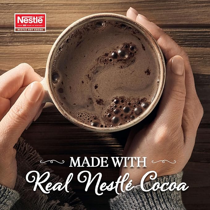 Nestle Hot Chocolate Mix, Whipper Mix, Dark Chocolate Flavor Hot Cocoa, Bulk Whipped Cocoa, 2 lb. (Pack of 2)
