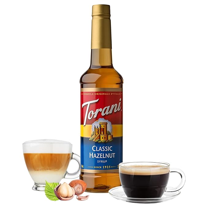 Torani Syrup, Classic Hazelnut, 25.4 Ounces (Pack of 4)