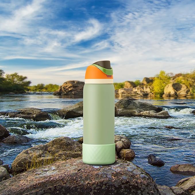Silicone Boot for Owala Water Bottle 24 oz 32 oz 40 oz, Anti-Slip Protective Sleeve for FreeSip/Twist/Flip Stainless Steel Water Bottles Accessories
