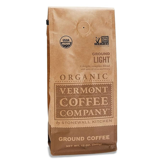 Vermont Coffee Company, Organic Extra Dark Roast Ground Coffee, 10oz., Made in the USA