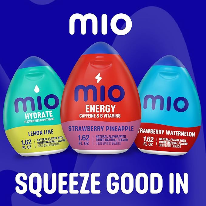 Mio Energy Liquid Water Enhancer, Strawberry Pineapple Smash, 1.62 OZ, 6-Pack
