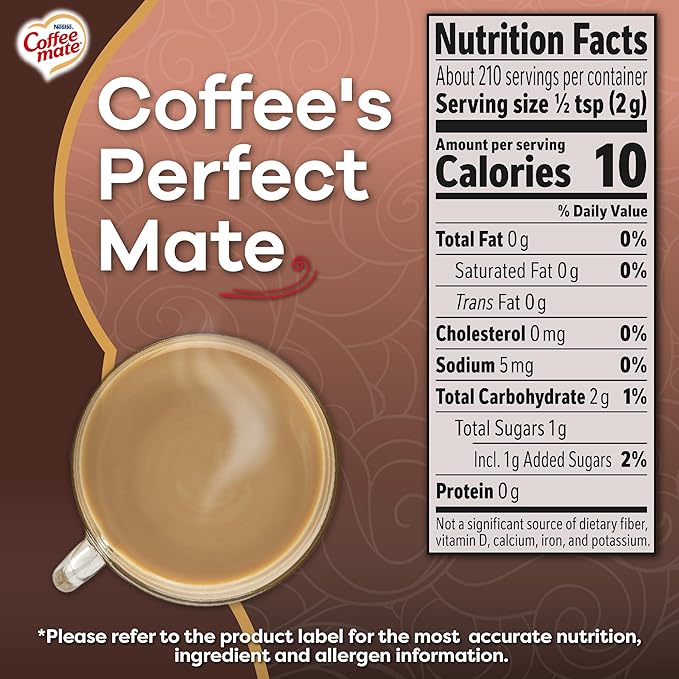 Coffee-mate Nestle Coffee Creamer Creamy Chocolate, 10.2 Ounce (Pack of 1), 11001398