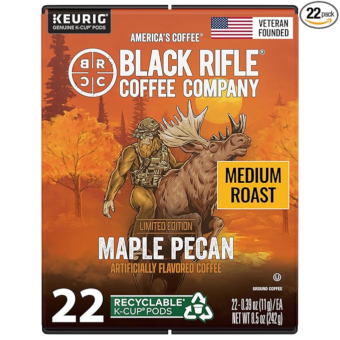 Black Rifle Coffee Company Maple Pecan - 22 Count