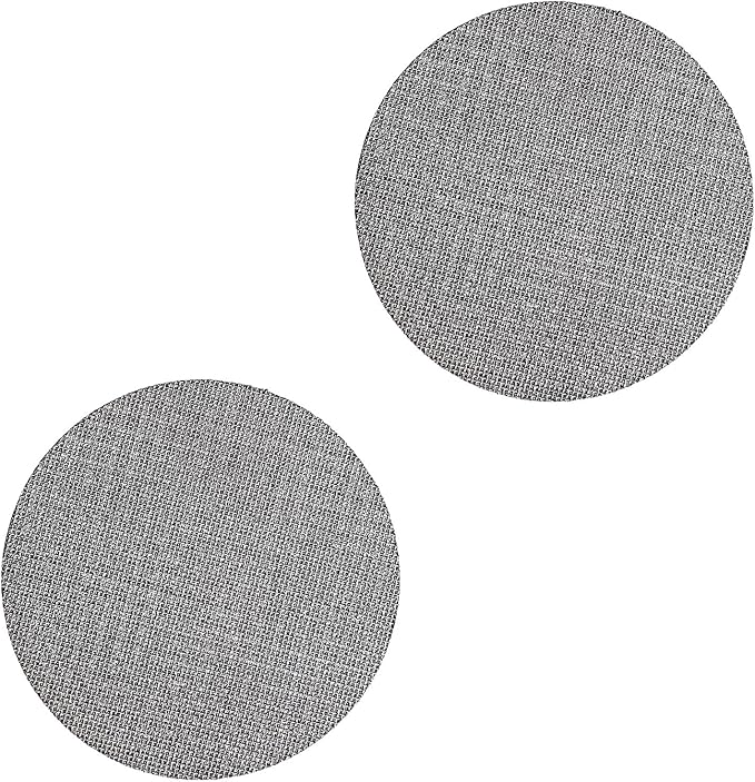 2 Pack 51mm Espresso Puck Screen, 1.7mm Thickness 150μm Reusable Espresso Screen 316 Stainless Steel, Compatible with Espresso Machine Espresso, 51mm Portafilter Filter Basket