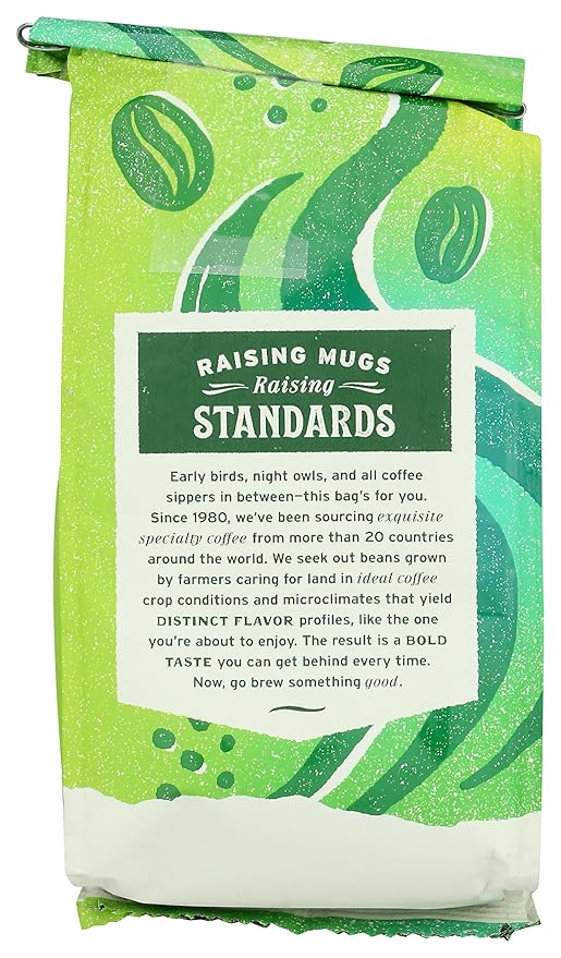 Whole Foods Market, Organic Continental Blend Ground Coffee, Medium-Light Roast, Complex & Heavy, Fruit-Tinged, 12 Ounce
