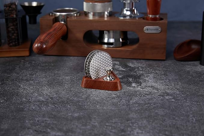 3cps 53.5mm Puck Screen 316 stainless steel Reusable Filter for Espresso Portafilter for Breville Barista Express(BES870) Pro Touch Bambino Infuser