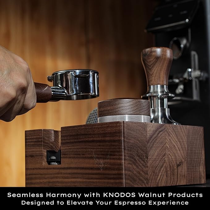 KNODOS Espresso Machine Accessories 58mm Barista Tools Includes Blind Coffee Shaker, Calibrated Tamper, Coffee Distributor, Portafilter Funnel, Puck Screen and WDT Espresso Stirrer