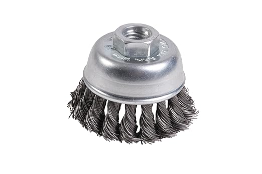 Mercer Industries 189011B - 2-3/4" x 5/8"-11 Premium Knot Cup Brushes, .020 Tempered Steel Wire (10 pack)