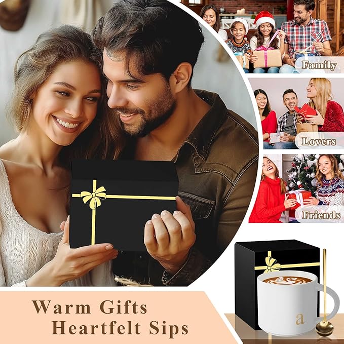MNZZ Monogrammed Ceramic Large Coffee Mug Tea Cup Women Men Teacher Christmas Gifts Music Dance Science Daycare Special Education Need English History Sunday School Spanish Autism Reading Gym,W