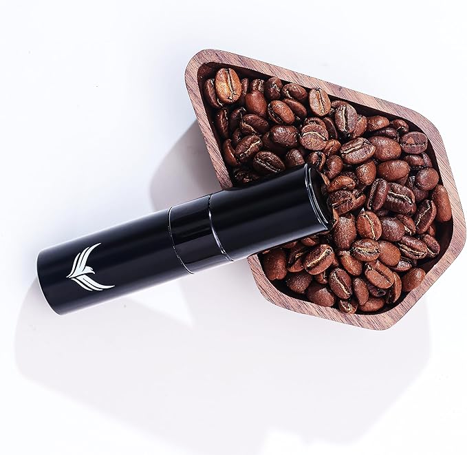 KNODOS Walnut Coffee Bean Dosing Cup and RDT Coffee Spritzer Set Coffee Bar Accessories Wooden Dosing Vessel Single Dose Coffee Measuring Tray Kit