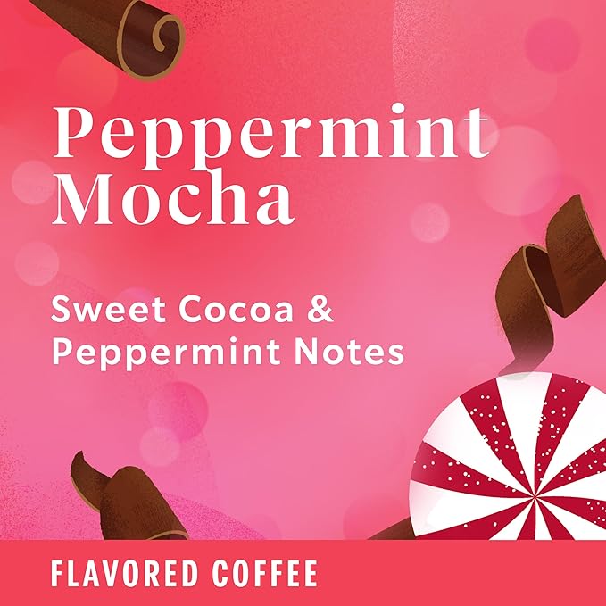 Starbucks Flavored K-Cup Coffee Pods — Peppermint Mocha for Keurig Brewers — 1 box (10 pods)