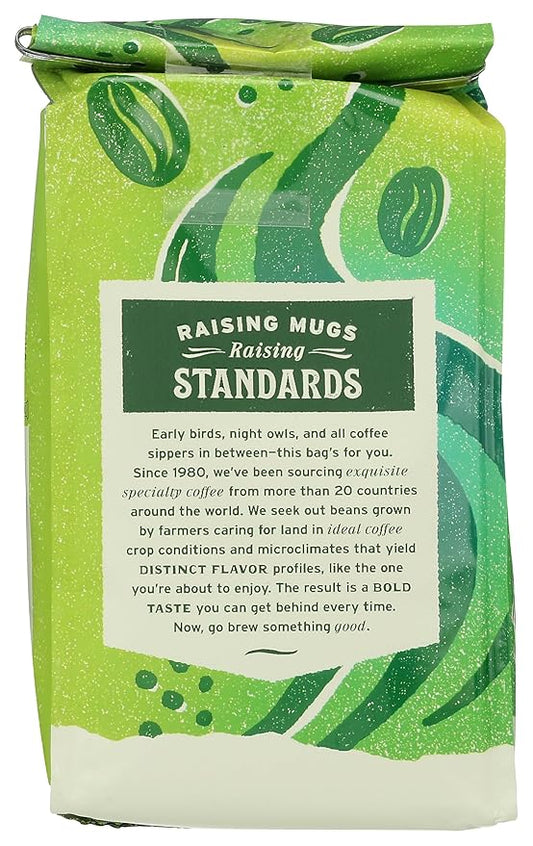 Whole Foods Market, Rainforest Blend Medium-Dark Roast Ground Coffee, Cocoa, Caramel & Toasted Almond, 12 Ounce