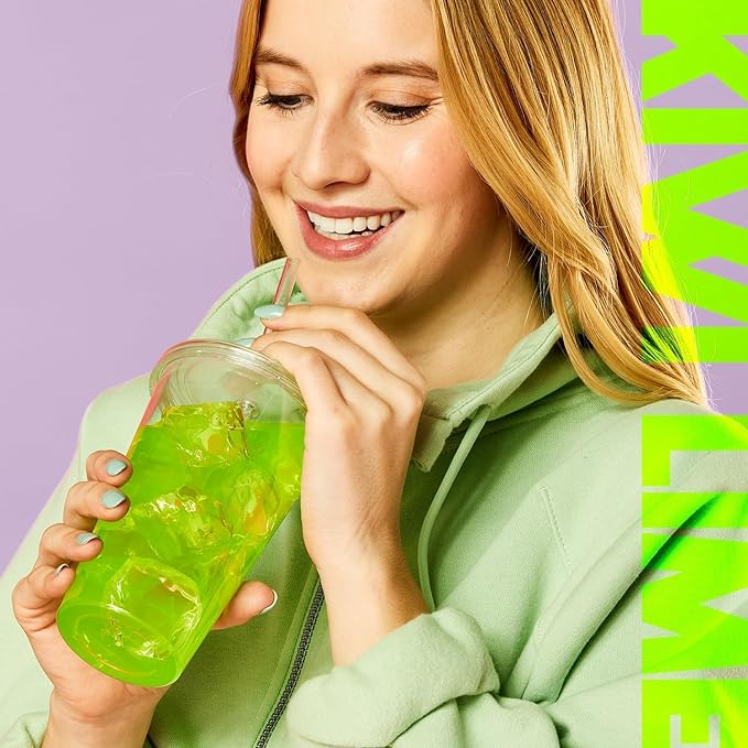 Wyler's Light Kiwi Lime- Singles to Go Powdered Drink Mix - Pack of 3-8 Per Box 24 Total Servings - Delicious Tasting Kiwi Lime Flavor