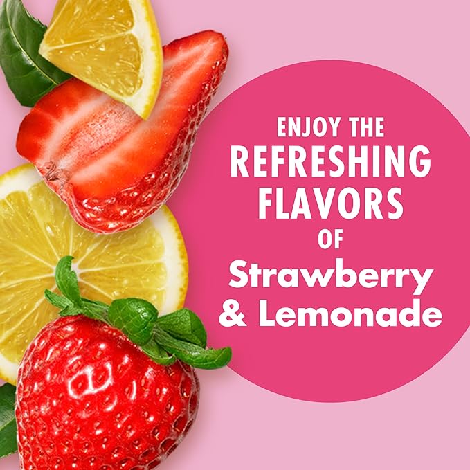 V8 Energy Diet Strawberry Lemonade Juice Energy Drink, 8 fl oz Can (6 Pack) (Case of 4)