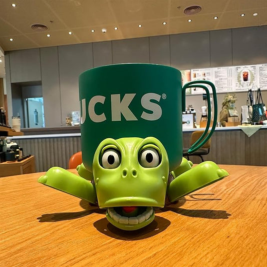 JOD® Turtle Cup Holder, Turtle Coaster with Funny Expression, 2 PCS Cup Holder with Liftable Limbs & Expressive Face for Turtles,Tortoise Lover Gag Gifts Home Decor (4PC-2pcLightGreen2pcGreen)