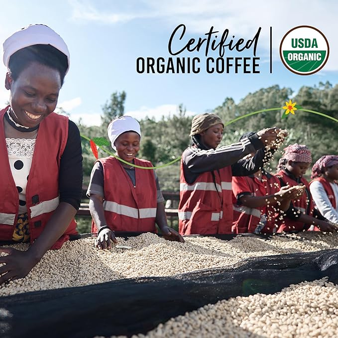 ST REMIO Ground Coffee House Blend 12 oz - Medium-Dark Roast, USDA Organic, Bio Organic, Bold Caramel And Maple Flavour, 100% Arabica Coffee Beans for Premium Specialty Drip Coffee