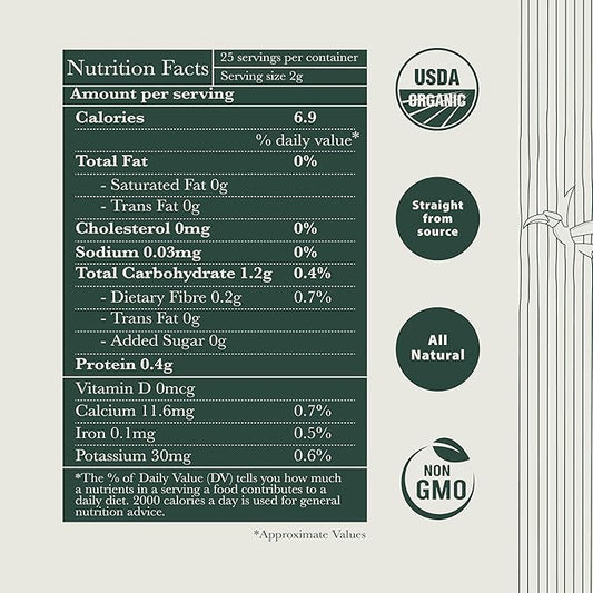 Luxmi Estates Minty Mile Organic Chamomile Mint Green Tea (50 Tea Bags) Low Caffeine Tea Bags For Relaxing, Calming, and Stress Relief, With Certified Organic Darjeeling Makaibari Green Tea