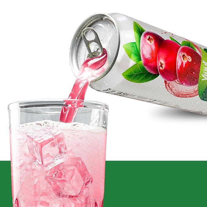 VINUT 100% Red Grape Juice, No Added Sugar, Not From Concentrate, 16.9 fl oz (500 mL) Can, Pack of 12