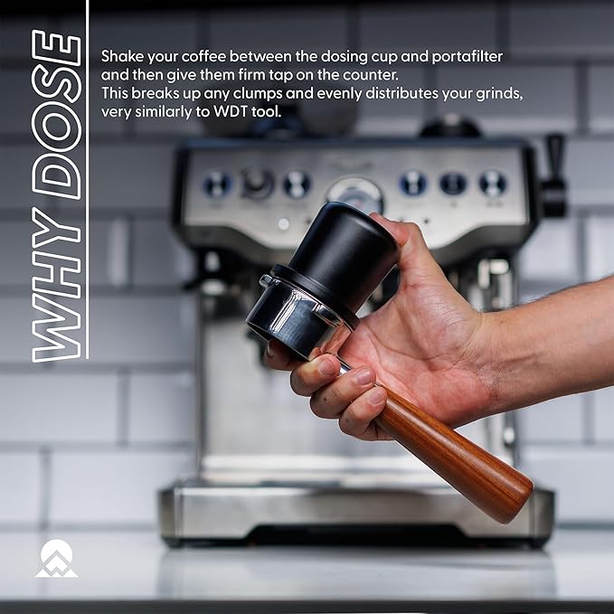 Evergreen Coffee | Espresso Accessories | 53.5mm Coffee Espresso Dosing Cup | Fits all 54mm Breville Portafilters | BES870XL BES870BSXL BES78VSS | Niche Zero | DF64