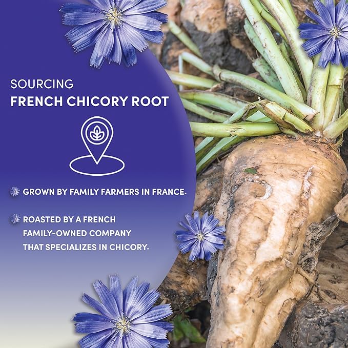 Worldwide Botanicals French Chicory Root, 1 Pound - Brew Like Coffee, Blend Roasted Chicory Root With Coffee, Prebiotic, Acid Free, Caffeine Free, Kosher, Pack of 2
