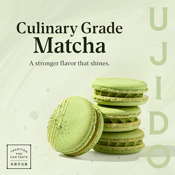 Ujido Summer Harvest Culinary Matcha, 2 oz., 46 Servings – Culinary Grade Japanese Matcha Powder – Gluten Free & Keto Friendly – Smooth, Mellow Flavor – for Teas, Lattes, Cooking, & Baking