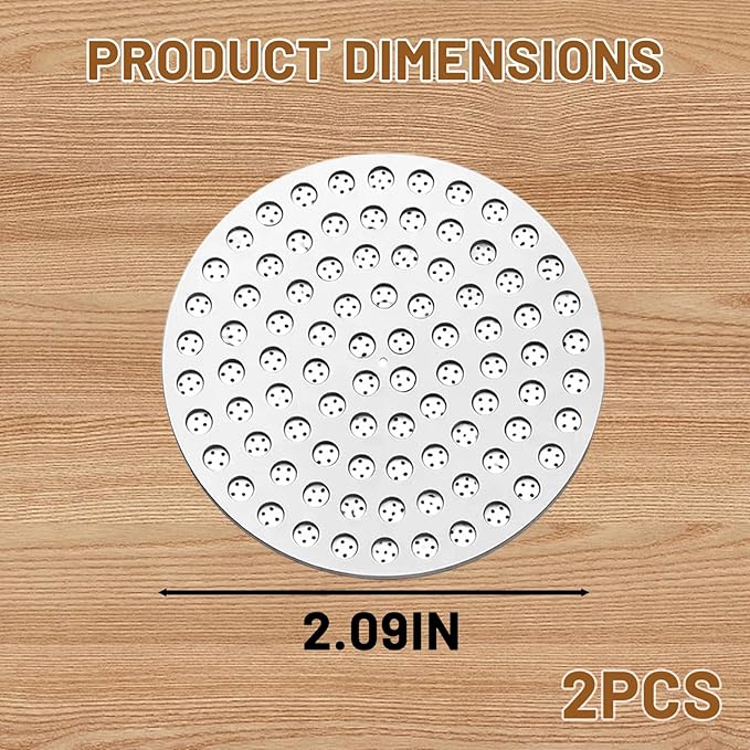 2 PCS 53.3mm Puck Screen, Espresso Puck Screen 53.3, Professional Coffee Tool with Dual-Layer Design, 53mm Coffee Accessory for Enhanced Extraction, Compatible with Standard 53mm Portafilters