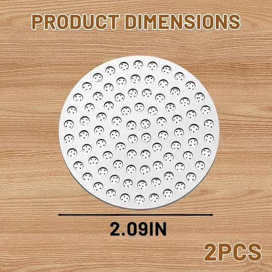2 PCS 53.3mm Puck Screen, Espresso Puck Screen 53.3, Professional Coffee Tool with Dual-Layer Design, 53mm Coffee Accessory for Enhanced Extraction, Compatible with Standard 53mm Portafilters