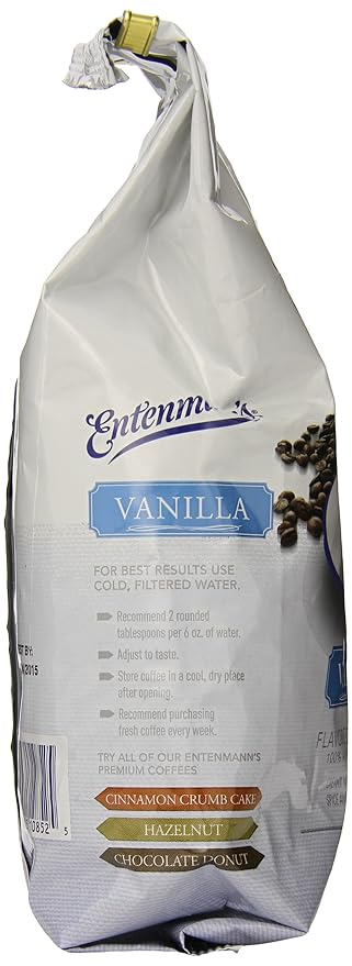 Entenmann's Ground Coffee, Vanilla Flavor, 10-Ounce (Pack of 3)