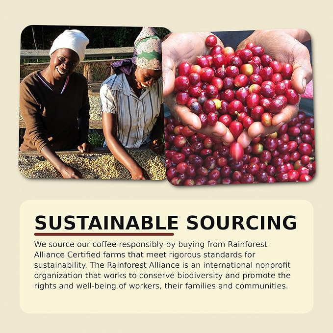 Verena Street 5 Pound Whole Bean, Swiss Water Process Decaf Beans, Sunday Drive Decaffeinated, Medium Roast Rainforest Alliance Certified Arabica Coffee
