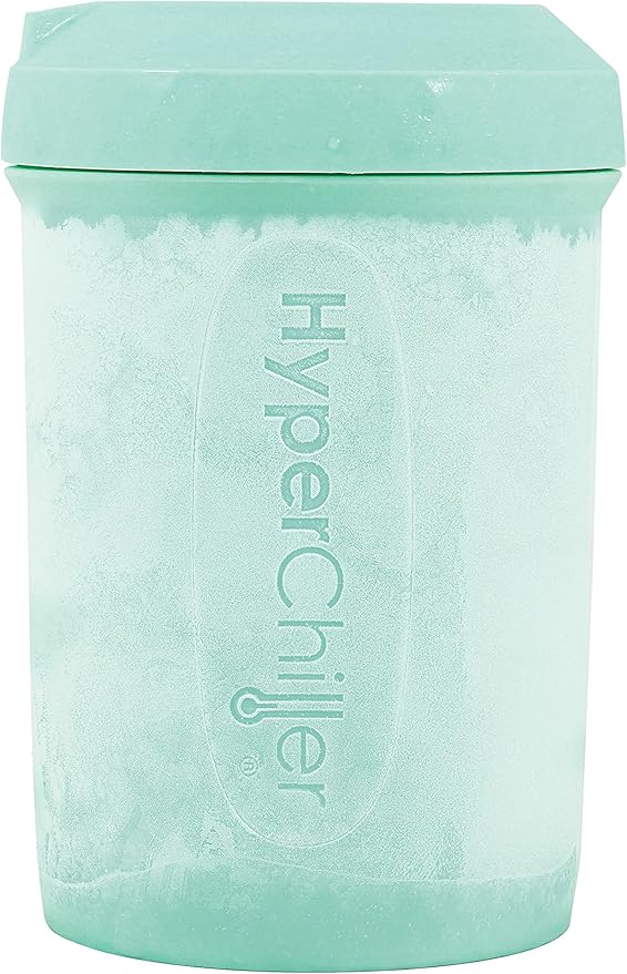 HyperChiller HC2M# Patented Iced Coffee/Beverage Cooler, NEW, IMPROVED,STRONGER AND MORE DURABLE! Ready in One Minute, Reusable for Iced Tea, Wine, Spirits, Alcohol, Juice, 12.5 Oz, Spearmint