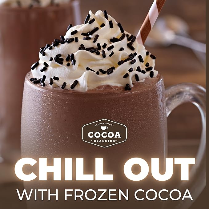 Cocoa Classics Mint Cocoa Mix, Hot Chocolate, Made with Nonfat Milk, Just Add Hot Water, Make Hot or Iced Cocoa, Gluten Free & Kosher Dairy Friendly, 1.25oz Packets (Pack of 36)