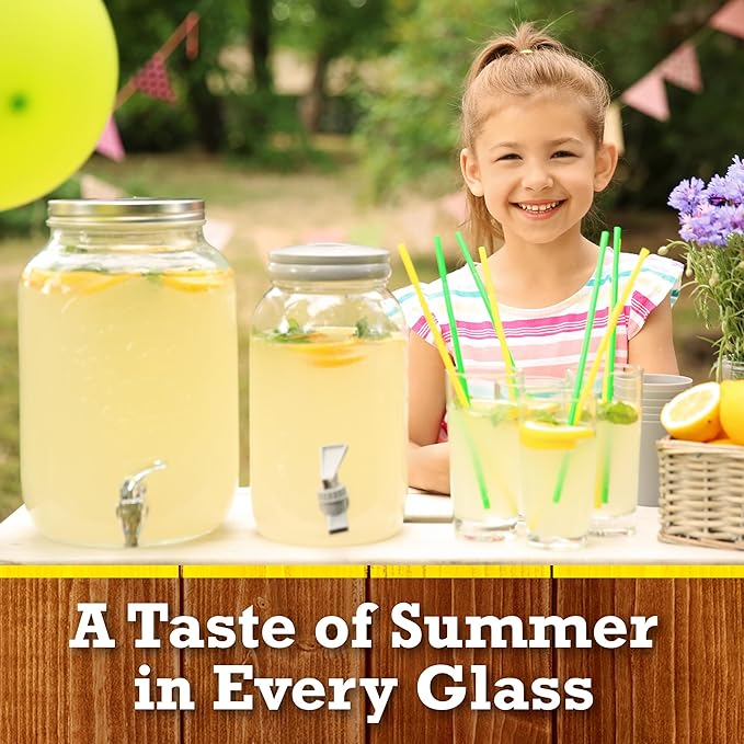 Country Time Lemonade Powdered Drink Mix, 1 Canister, for Flavorful Hydration and Shareable Refreshment, Naturally Flavored with Other Natural Flavor, No Artificial Sweeteners or Flavors, 63 oz