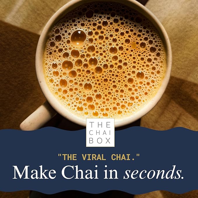 The Chai Box Ultimate Tea Lover's Gift Set - Featured in Oprah's Favorite Things | Caffeinated and Caffeine Free Loose-Leaf Tea Gift Box (Pack of 4) 10 oz | Small Batch Assorted Tea Sampler with Whole, Premium Spices