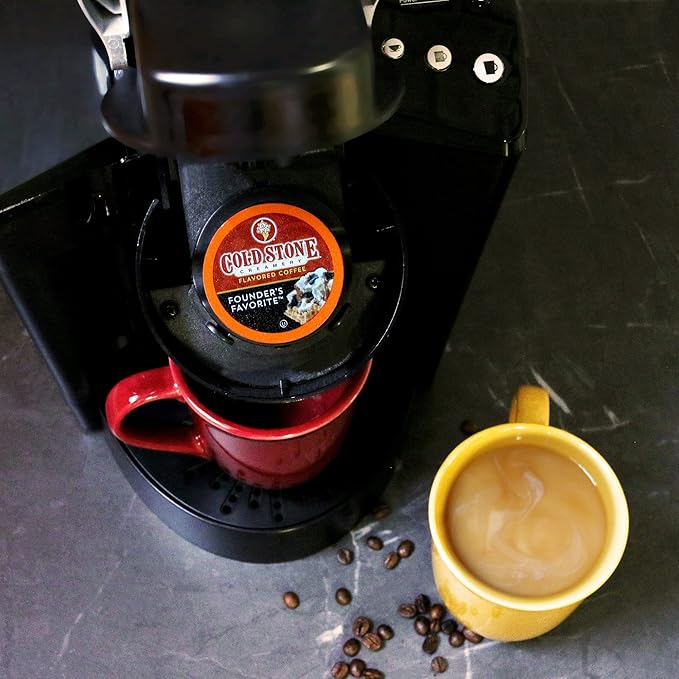 Cold Stone Creamery Beverages Founder's Favorite Ice Cream Flavored Coffee Pods, Compatible with K Cup Brewers Including 2.0, 40 Count