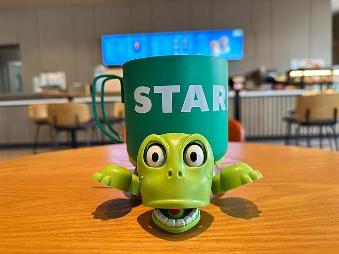 JOD® Turtle Cup Holder,Turtle Coaster with Funny Expression, 3 PCs Cup Holder with Liftable Limbs & Expressive Face for Turtles,Tortoise Lover Gag Gifts Home Decor(3pc-Light Green Green Pink)