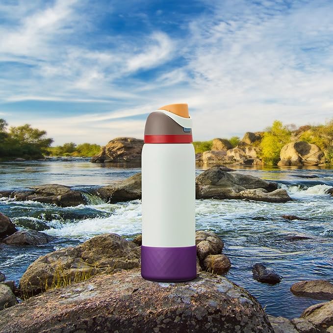 Silicone Boot for Owala Water Bottle 24 oz 32 oz 40 oz, Anti-Slip Protective Sleeve for FreeSip/Twist/Flip Stainless Steel Water Bottles Accessories