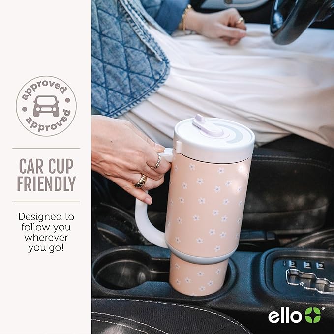 Ello Oasis 30oz Stainless Steel Tumbler - Full Bloom